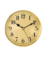 5 7/8" Gold Clock Insert with Gold Bezel