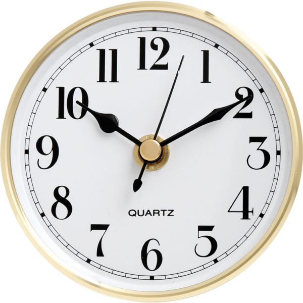 4-1-2-white-clock-insert-with-gold-bezel-klockit