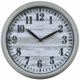 Acurite Chaney Instrument Co. 12-inch Weathered Wood Analog Wall Clock