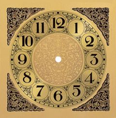 7 1/2" Metal Arabic Clock Dial