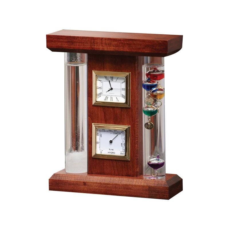 Galileo Weather Station popular with Clock, Barometer and Thermometer